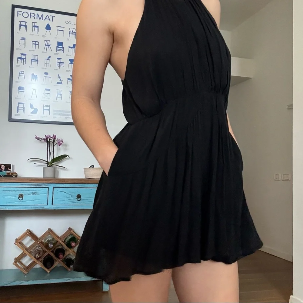 NWOT - Free People Do A Twirl Romper Open-Back  Relaxed Fit, Size Small - Picture 7 of 16